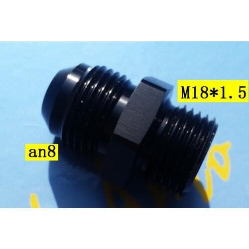 Male M18 P1.5 M18 * 1.5 M18 x 1.5 m18*1.5 to 8an an8 an 8 male adaptor adapter Fitting
