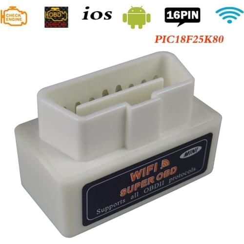 OBDII Scanner ELM 327 V1.5 ELM327 Wifi OBD2 Auto Diagnostic Tool ELM-327 V 1.5 wi-fi OBD 2 Adapter Car Diagnostic Scanner 5psc