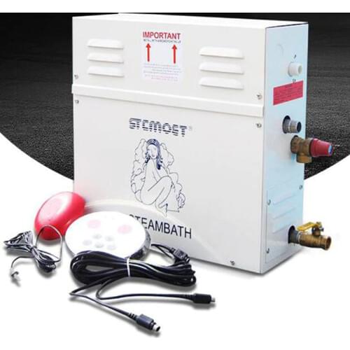 6KW Steam Generator Household Steam Machine With Digital Control Panel Sauna Dry Stream Furnace Wet Steam Steamer Shower Bath