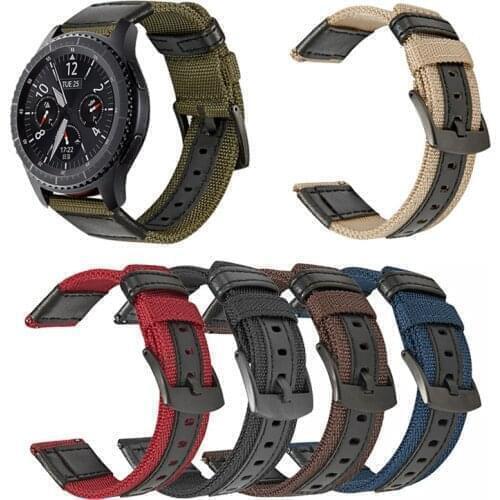24MM Nylon Watch Strap For Suunto9 Spartan Sport HR Watch Band Suunto 9 Baro Quick Release Strap Traverse Canvas men Watchband
