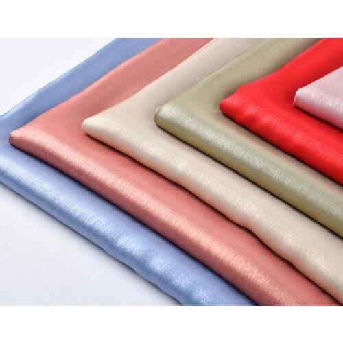 Silky rayon summer thin fabric light soft breathable pearl luster DIY fabric