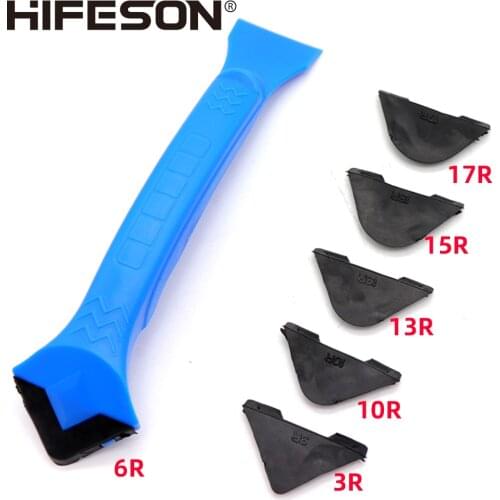 HIFESON Silicone Glass Cement Scraper Tool Caulking Sealant Finishing Grout Floor Cleaning Tile Dirt Tool Spatula Glue Shovel