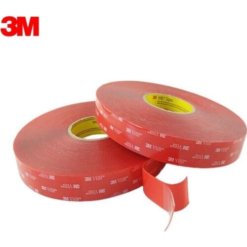 3M VHB Heavy Duty Mounting Tape 4910, Clear, Double Sided, Permanent, High Strength, Long-Term Durability