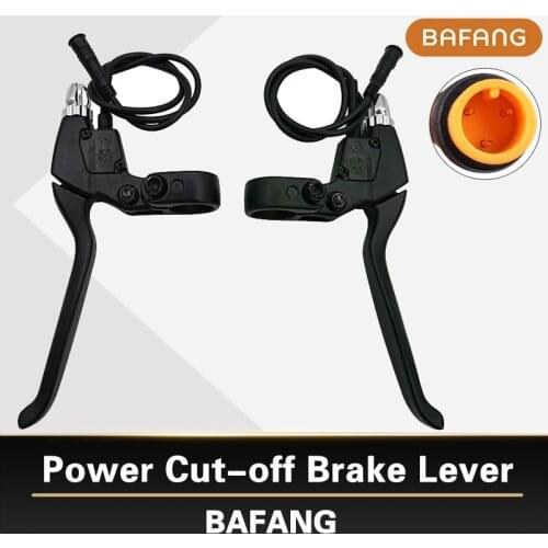 WUXING Brand Aluminum Alloy Power Cut-off Brake Lever For BAFANG Mid Motor Kit Waterproof Connector 3 pins