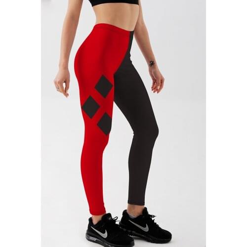 Hot New arrival Sexy fashion sale Red and Black Leggings milk supernova sale women digital printed pants Drop shipping