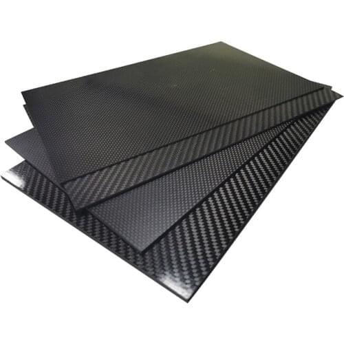 1pcs 400*400*2.0mm 3K pure carbon fiber board carbon fiber sheet