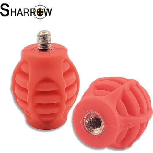 1pc Shooting Stabilizer Ball Bow And Arrow Archery Rubber Shock Absorber Balancer Bar/Bow Riser Damper Balls Hunting Accessories