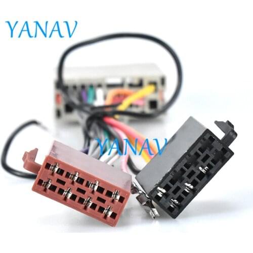 12-035 Wire Harness Adaptor ISO RADIO ADAPTER CABLE FOR-FORD-Fusion 2002-2005,Fiesta 2003-2005-LAND ROVER Freelander 2005+Car St