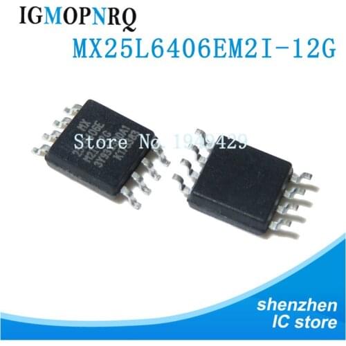 5pcs MX25L6406EM2I-12G SOP-8 MX25L6406EM2I SOP8 MX25L6406EM2I-12 SOP MX25L6406 New
