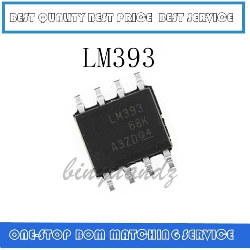50PCS LM393 LM393DR SOP-8