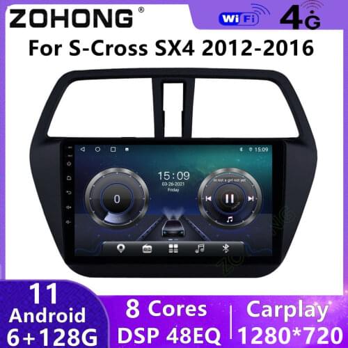 DSP 8 cores 4+64Gb for Suzuki S-Cross SX4 android car radio Car multimedia player autoradio CAR GPS navigation radio stereo DVD