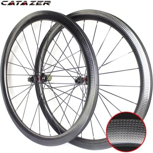 700C 45mm Tubelss Tubular Dimpled Carbon Road Disc Brake Wheel Gravel Wheelset Cyclocross Wheels dt 350 240 Novatec CX Wheel