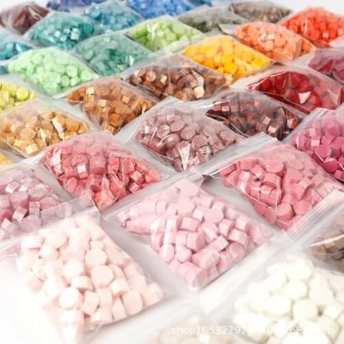 100pcs Sealing Wax Seal beans Stamp Beads for vintage craft Envelope Wedding Wax seal Ancient Sealing Wax stamp Making Tools