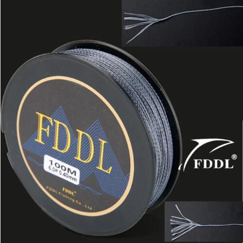 FDDL PE big horsepower 4 Weave 8 Weave100M Multifilament Super Braided Fishing Line Carp Fishing For Fish Rope Cord