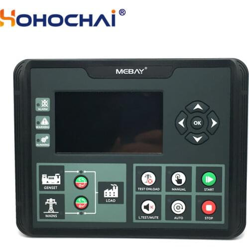 Mebay DC70D DC72D DC70DR DC72DR Generator Controller LCD Display Self-starting Control Board Diesel Genset Spare Parts