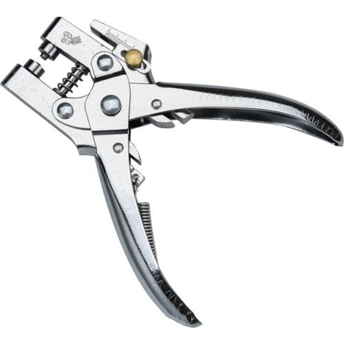 Multi-function Puncher Eyelet Pliers for Leather Paper Hand Pliers Belt Holes Punches Puncher Tool Eyelet