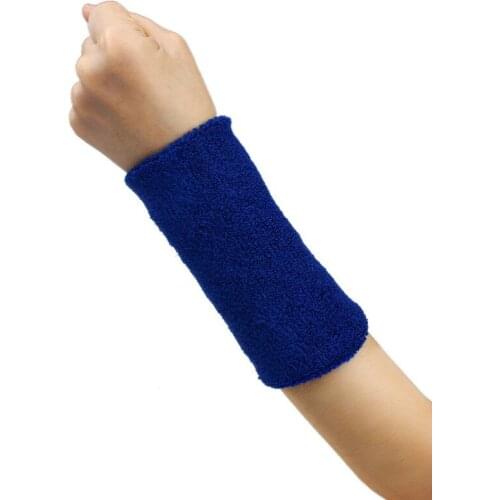 Wristbands Sport Sweatband Hand Band Sweat Wrist Support Brace Wraps Guards Unisex For Gym Sports Wrist Support #W5