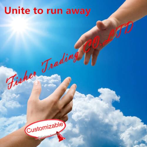 Customize escape room game prop unite to run away, hand in hand to escape the chamber, interesting and magic hold hands game