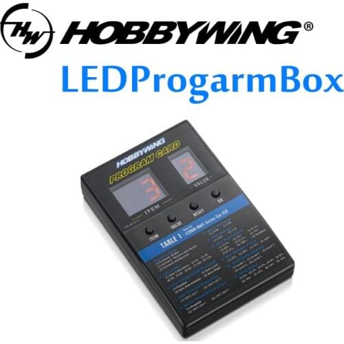 Original Hobbywing RC Car Program Card LED Program Box 2C Programm Card For XERUN / Flyfun Series Car Brushless ESC