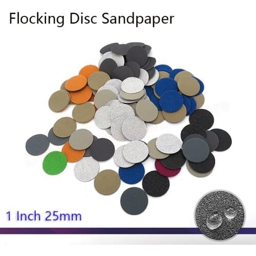 Flocking Disc Sandpaper 60 80 100 120 150 180 240 320 400 600 800 1000 1200 1500 2000 2500 3000 4000 5000 7000 10000 Grit 1-2"