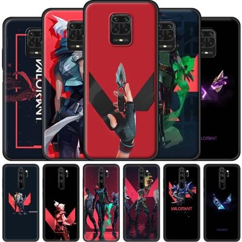 Valorant Silicone Phone Case For Redmi Note 10 Pro Max 9 9S 9T 8 8T 7 Soft Cover for Redmi 9A 9C 8A 7A 6A Coque Casing Shell Bag