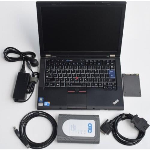 Laptop T410 i5 + OBD Scanner for TOYOTA IT3 OTC Global Techstream GTS OTC VIM Diagnostic Tool Software Installed Ssd Super Speed
