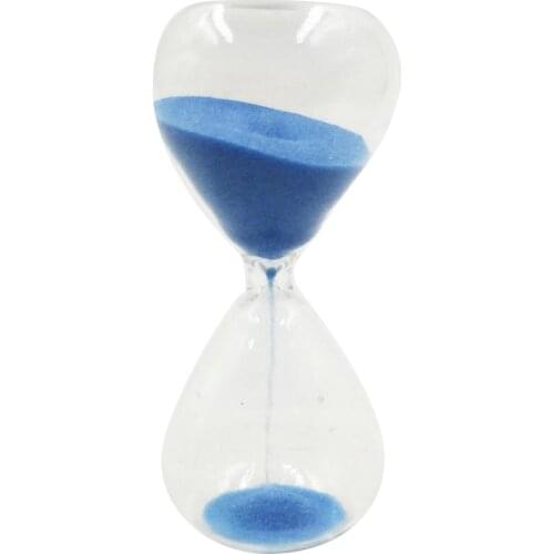 3 Minute Hourglass Glass Sand Timer For Kitchen Eggs , Games And Timeouts
