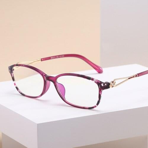 TR90 Square Reading Glasses Women Anti Blue Light Presbyopia Glasses Computer Reader Eyewear Diopter Eyeglasses +1.5 +2.5 +3.5