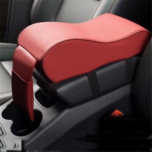 Universal Car Armrests Console Arm Rest Seat Box Pad Vehicle Protective Accessories Leather Car Armrest Pad