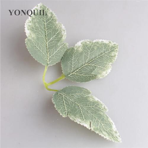 50PCS Handmade Wreath Leaves Artificial Greenery Wedding Home Decoration DIY New Year Christmas Party Accessories