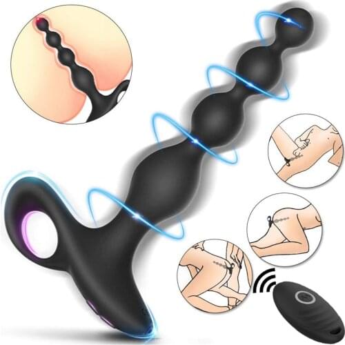 Vibrator Anal Beads Balls Large Silicone Vaginal Husband Vaginal Stimulator Sex Toys For gay couples Sex Orgasm Vibro