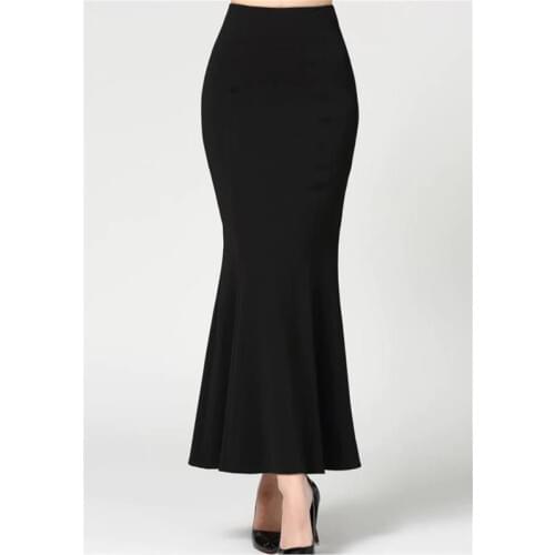 Skirt Long Women Sexy Fishtail ankle-Length Vintage trumpet sexy skirts