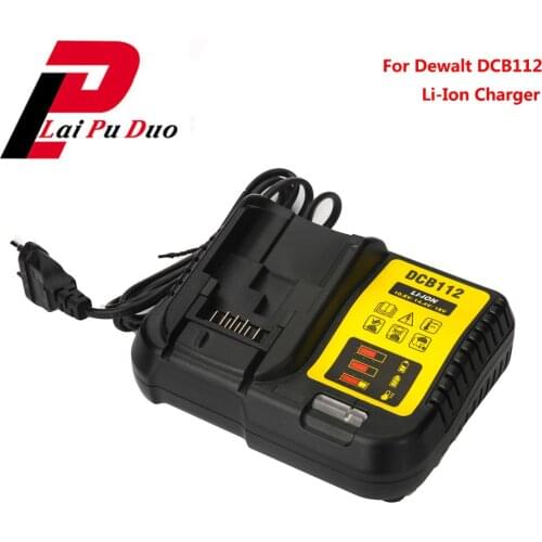 DCB112 Li-ion Battery Charger For DeWalt 10.8V 12V 14.4V 18V DCB101 DCB200 DCB140 DCB105 DCB200