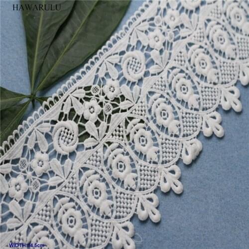 15cm Dress Accessories Home Decoration Lace Fabric Ribbon White Embroidery Spot Milk Silk Water Soluble Womens Mesh Sewing Trim