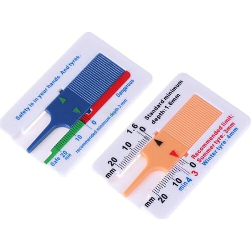 1Pcs 0-20mm Car Tyre Tire Tread Depth Gauge Meter Measurer Tool