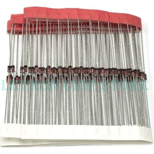 100pcs 1N4148 DO-35 IN4148 Axial Lead Switching Signal Diode Brand New