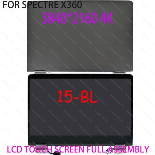 15.6'' 4K UHD For HP Envy X360 15-BL TPN-Q179 15-bl012dx 15-bl018ca LCD LED Touch Screen Digitizer Full Assembly 911082-001