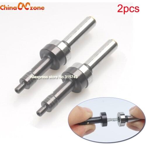 2pcs Mechanical Edge Finder 10MM R3-D6+3 for Milling Lathe Machine Touch Point Sensor including Milling Cutter
