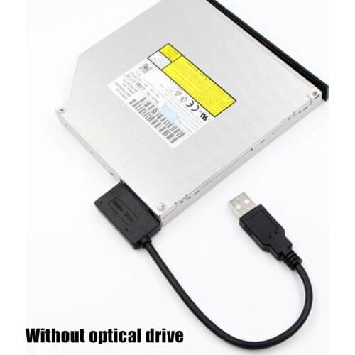 30cm USB 2.0 Optical Drive Cable PC 6P 7P SATA to USB 2.0 Converter Portable USB Adapter External Optical Drive Cable