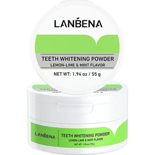 55g Teeth Whitening Powder Remove Smoke Coffee Tea Stain Tooth Tangy Hygiene Dental Cleaning Protect Bright Oral Care Tools