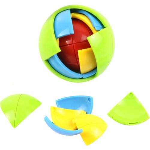 7cm 3D Intellect Puzzle Ball Science Educational Toy for Kids IQ Training Logical Puzzle Children Toy Christmas gift