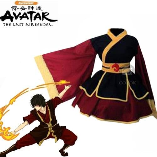 Avatar The Last Airbender Prince Zuko Kimono Dress Cosplay Costume Anime Custom Made Uniform