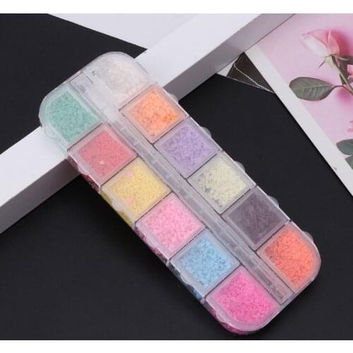 Beads Box Fruit Slice Sprinkles Filler For Handgum Foam Fluffy Clay Mud DIY Supplies Decoration Toys