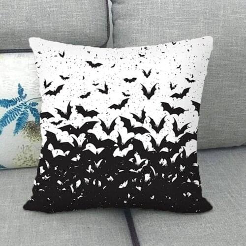 Halloween Cushion Cover 45x45cm Pumpkin Pillow Cover For Sofa Bed Chair Car Decorative Pillow Case
