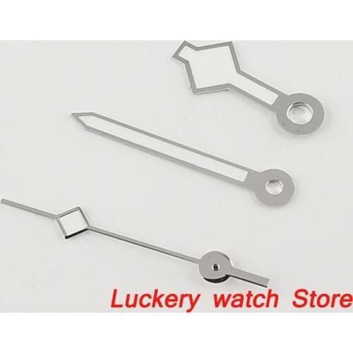 Corgeut silver colour Watch hands fit for ETA 2824/2836 Automatic Movement-Z05