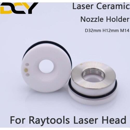DCY Laser Ceramic 32mm/ 28.5mm OEM Raytools Lasermech Bodor Nozzle Holder For Fiber Laser Cutting Head