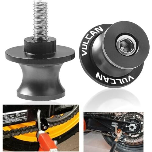 For Kawasaki VULCAN S 650cc 650 CC 2015 2016 2017 2018 10M Motorcycle Swingarm Spools Slider Swing Screw Sliders Spool Stand Arm