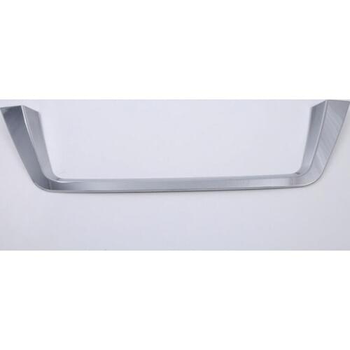 For Nissan Terra 2018 1PCS ABS Chrome Car Rear License Plate Frame Cover Trim Stickers Car Styling Auto Accessories