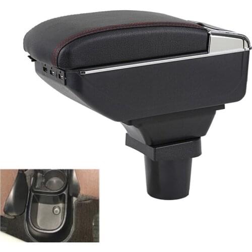 For Toyota yaris vitz Armrest box Centre Console Storage Box with USB interface decoration accesso