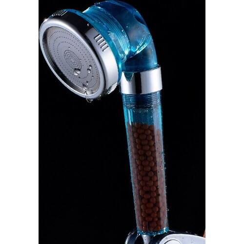 Showering Set Large Sized Hydrotherapy Bathtub Pressurized Water Saving Handheld Spa Massage Showers Head Anion Shower